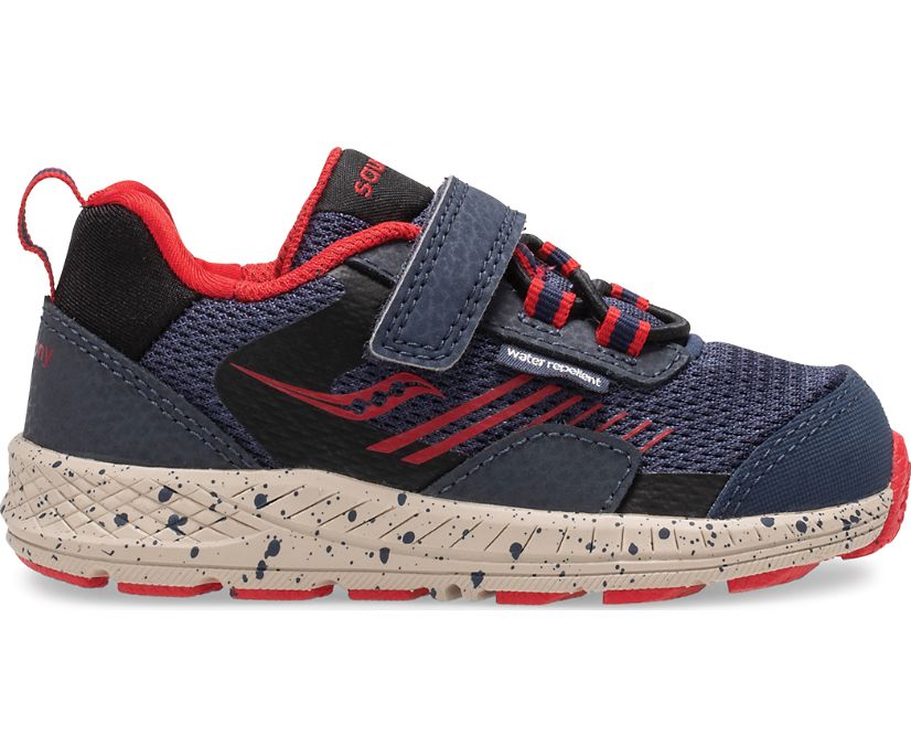 Saucony Wind Shield A/C Jr. Kids' Sneakers Navy / Red | Canada 786YXFU